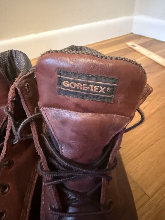 Red Wing Shoes 10.5 EST GORE-TEX Boots Brown Red 1227 Mens MADE IN USA main image 5